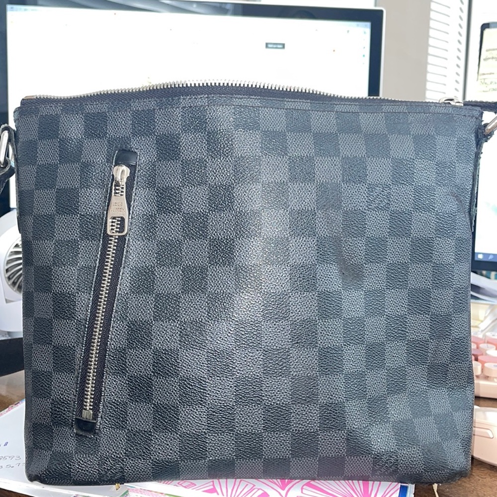 Louis Vuitton Black Damier Graphite Crossbody Bag